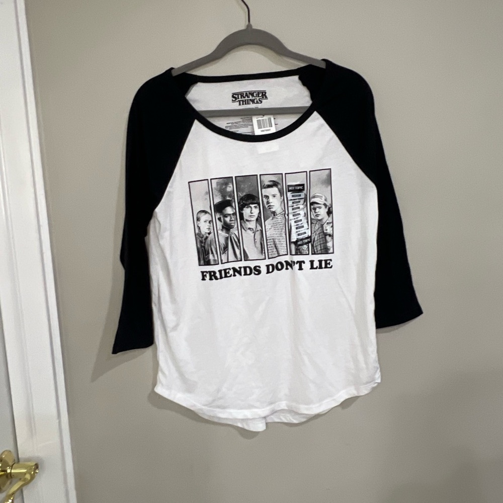 Stranger Things Panel Raglan Tee